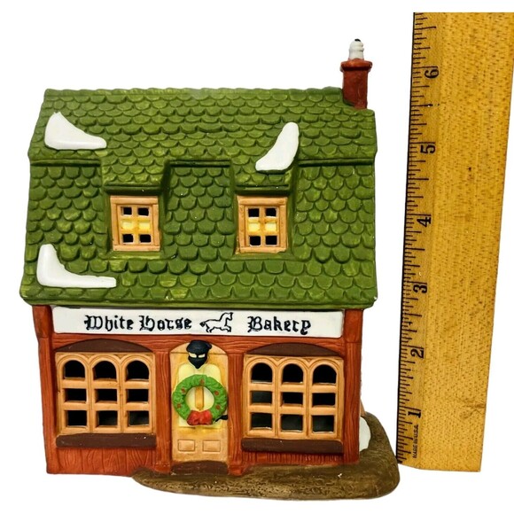 Dept 56 White Horse Bakery Dickens Village VTG 1988 Heritage Collection Cord Box - Picture 14 of 15